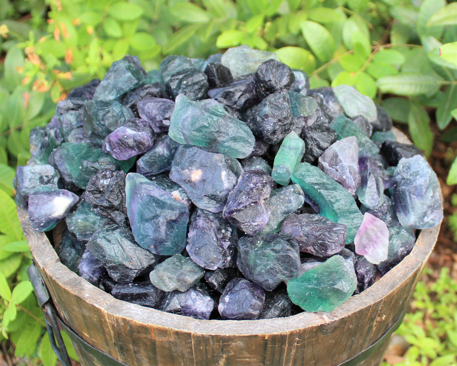 500 Carat Bulk Lot Natural Rough Fluorite (Raw Crystal Rock Healing 100 Grams)