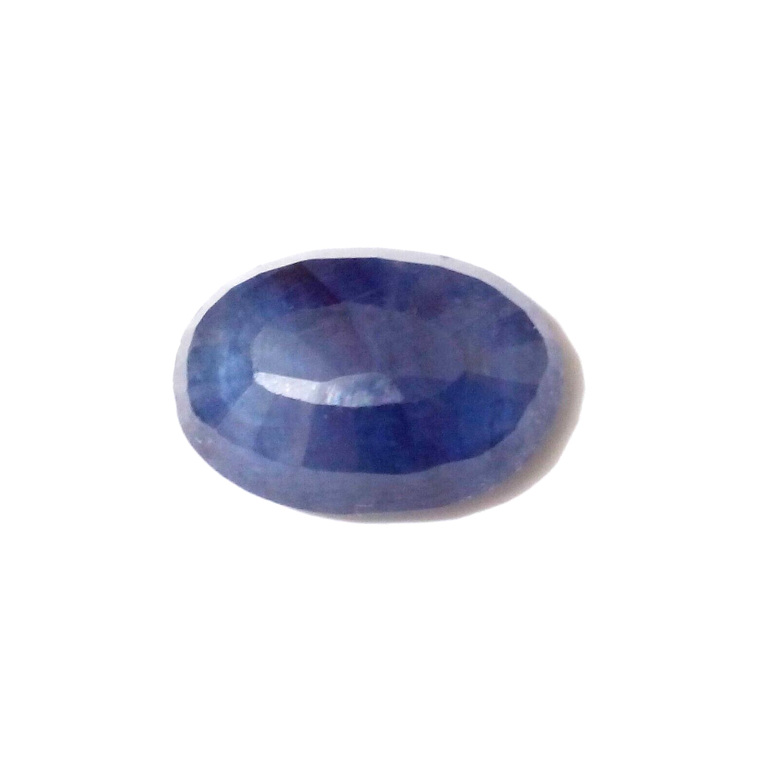 100%Natural Ultimate Blue Sapphire Oval Shape 6.39 Crt Faceted Loose Gemstone