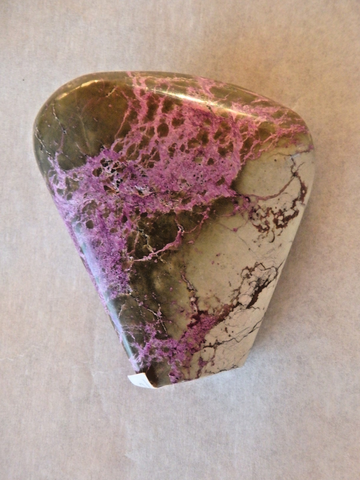 Crystal 💜 Stichtite free form 61.9 grams Polished & Vibrant