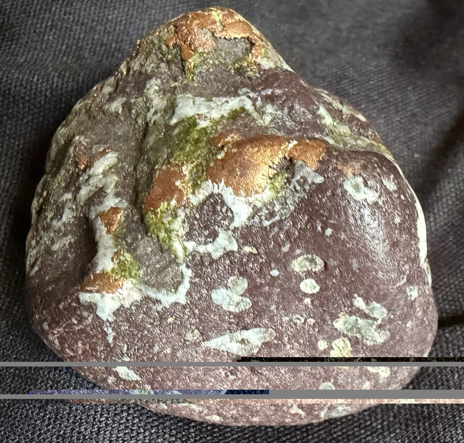 2.8oz Native Copper In Basalt Nugget w Epidote & Quartz – Keweenaw, Michigan