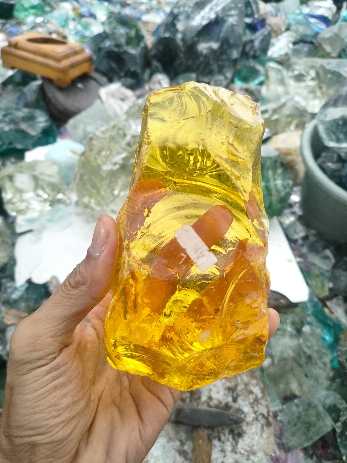 1453gr(BAY12) SPECIAL BIG SIZE ” rare Big Size Extrajoss Yellow Special Item
