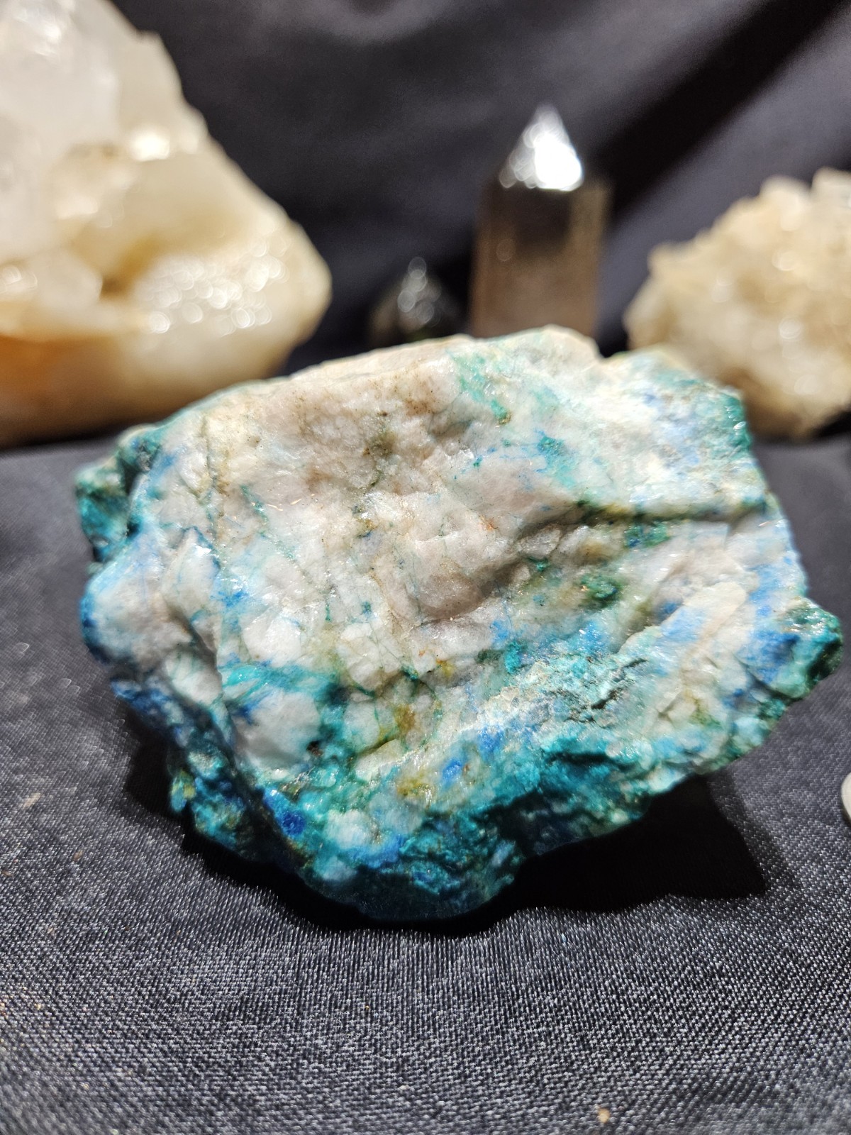 Bright Teal Specimen Natural Form (1lb 10oz)