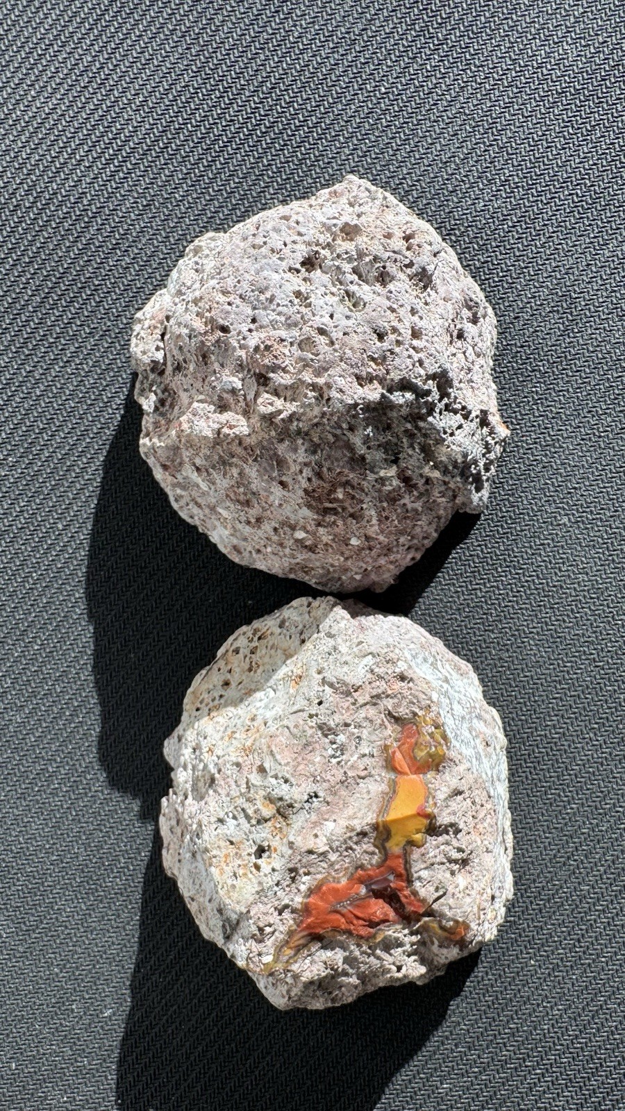 Multicolor Rare Thunderegg Agate Pair From Pujiang China