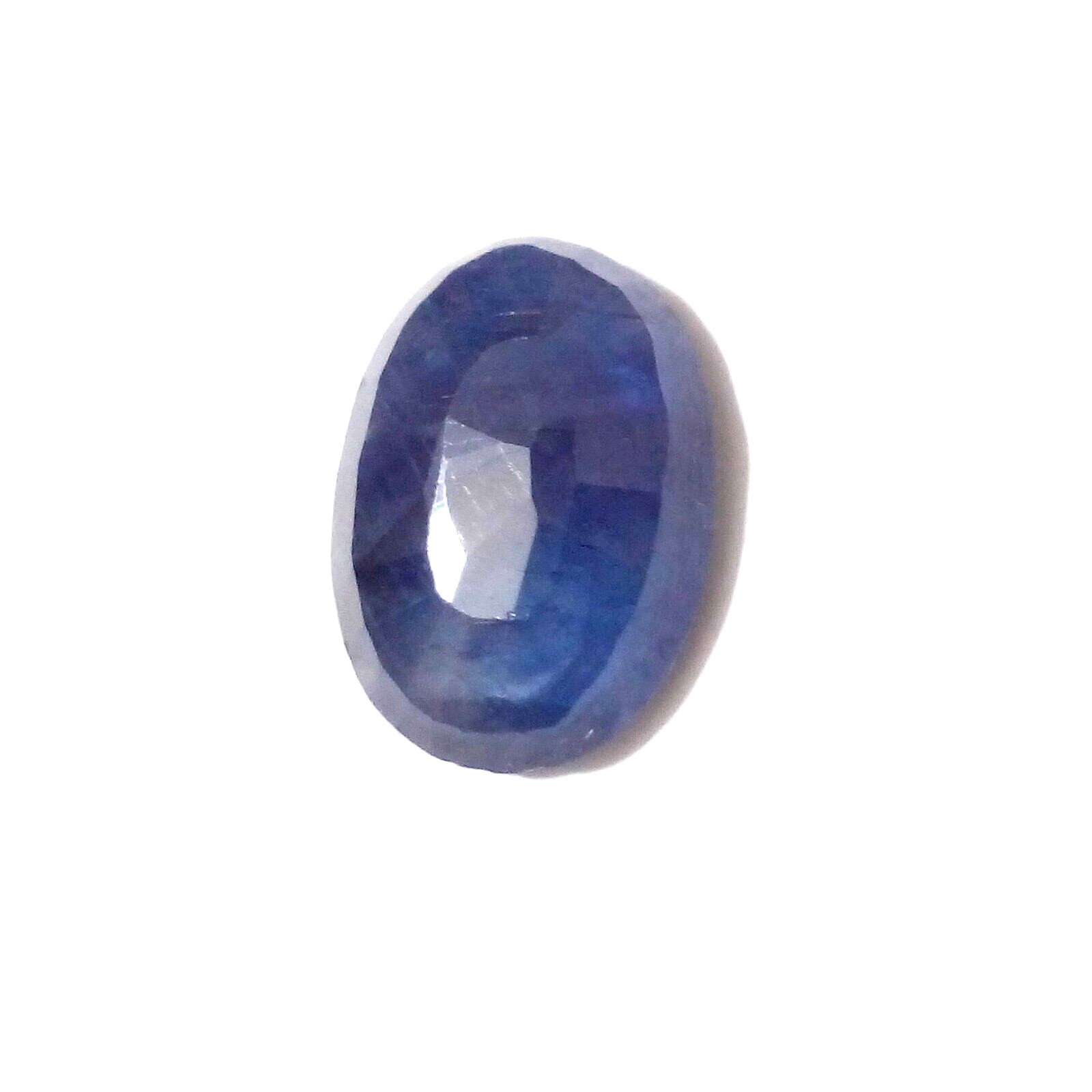 100%Natural Ultimate Blue Sapphire Oval Shape 6.39 Crt Faceted Loose Gemstone