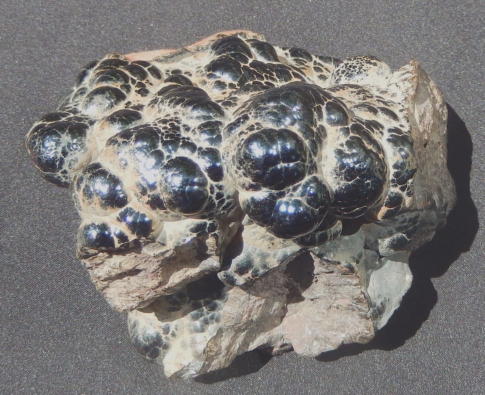HEMATITE KIDNEY ORE FINE GRADE NATURAL BOTRYOIDAL SPECIMEN 1.26 LBS-572 GRAMS