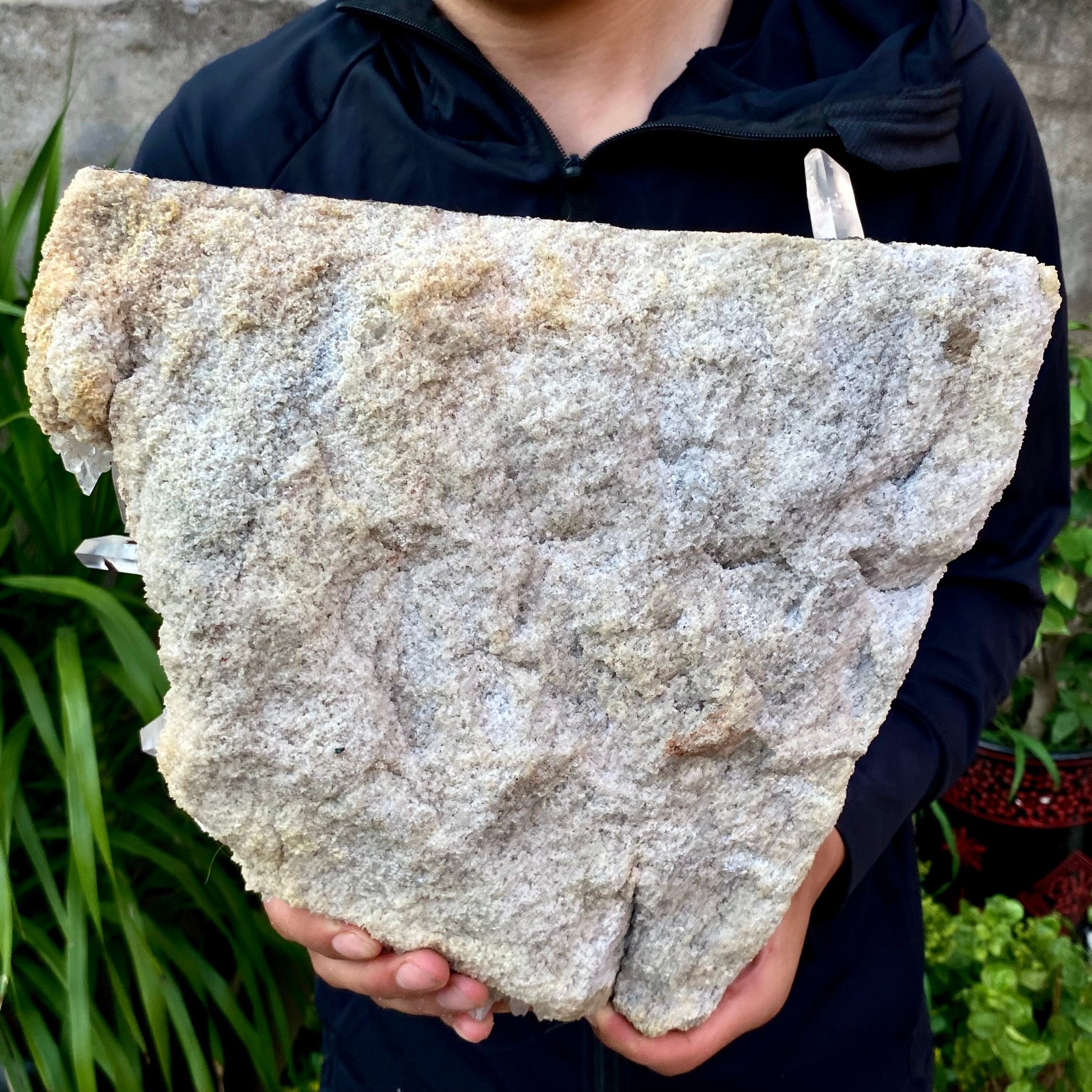 26.89LB Large Natural Clear White Crystal Quartz Cluster Energy Healing Specimen