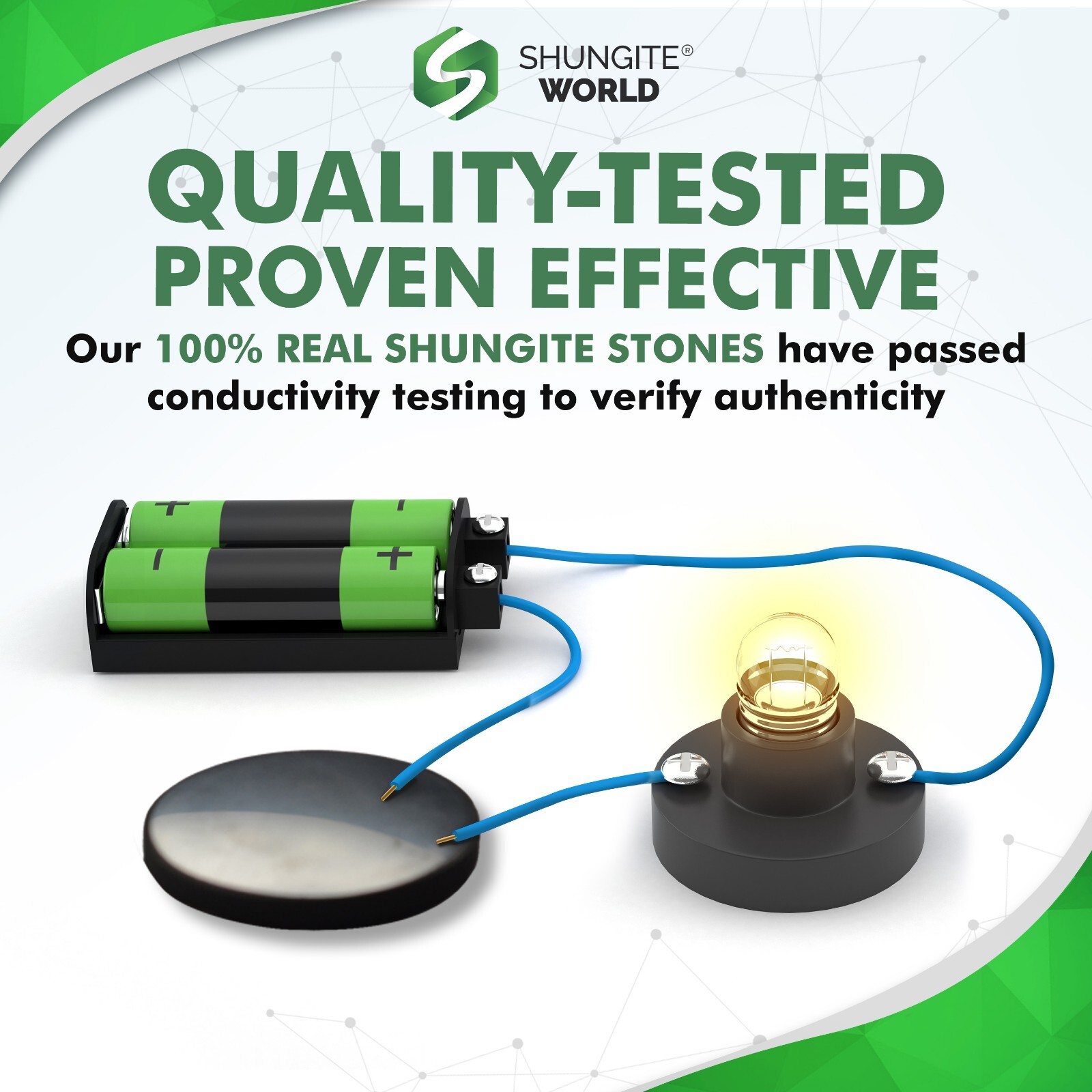 SHUNGITE Stone EMF Protection Plate Sticker for Cell Phone Round 28 mm Polished
