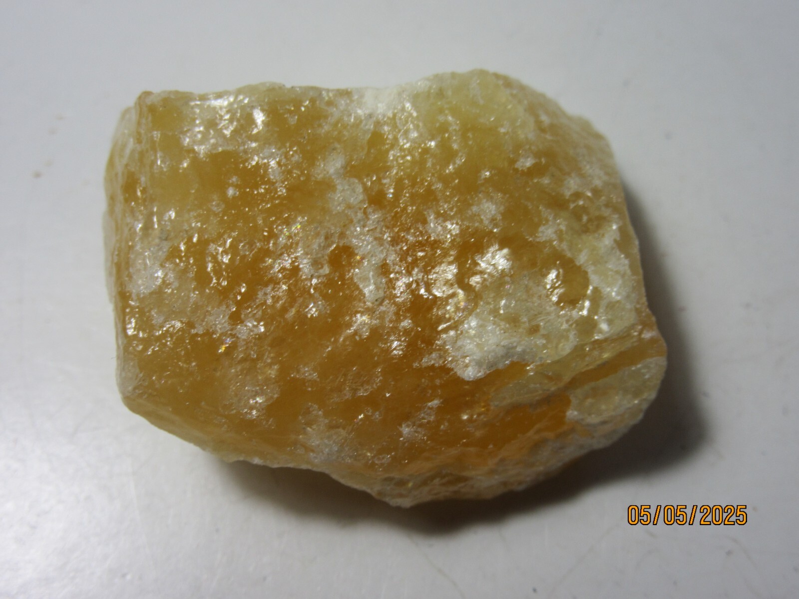 Orange Calcite Rough 1 5/8″ Mineral Collectible OCRMC-1s