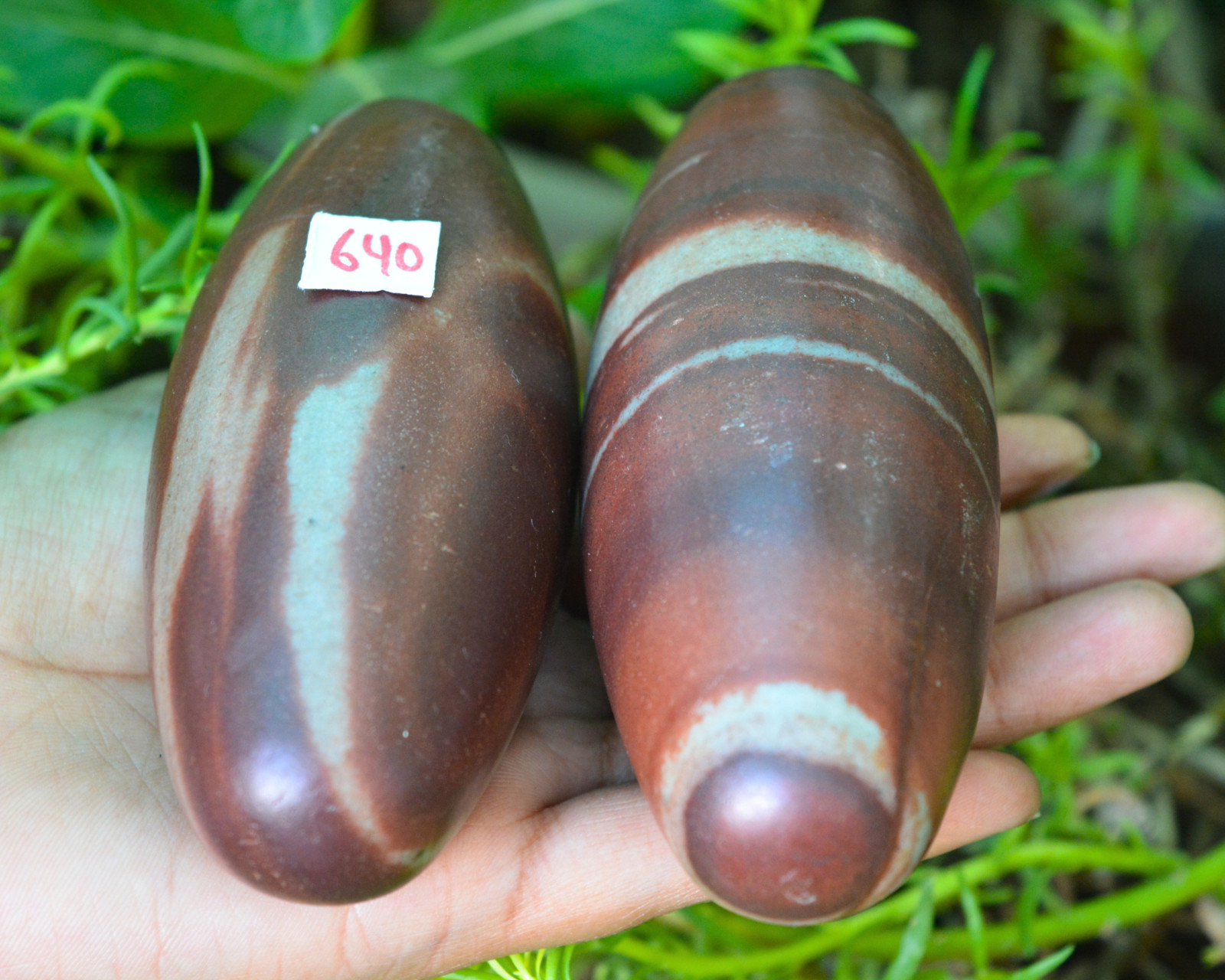 4″,4″Narmada Stone are Swayambhu Shiva Lingam Narmadeshwar Shiva Lingam-640