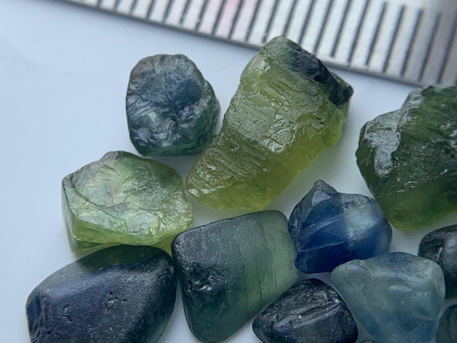 25.50Crt Amazing Facet Grade Teal Sapphire Rough lot @Madagascar