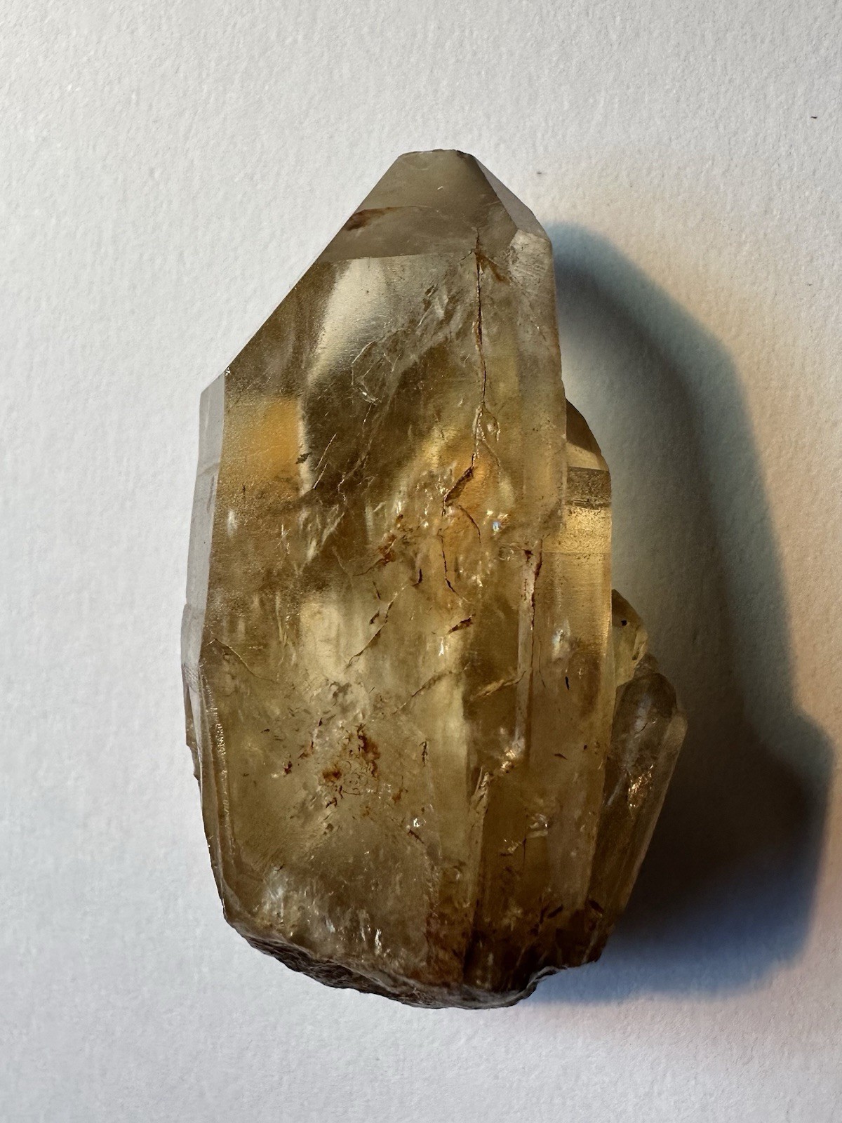 Natural Citrine Crystal Cluster Point Mineral Specimen Congo Africa