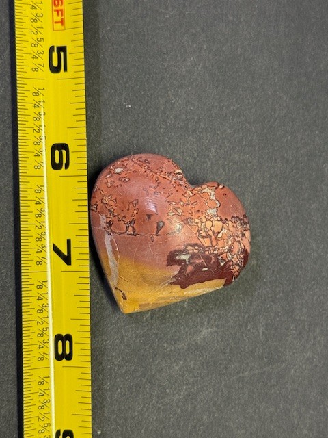 RARE & BEAUTIFUL: 1 5/8 ” MOOKAITE JASPER,MOROCCO.BOTH SIDES NICE!