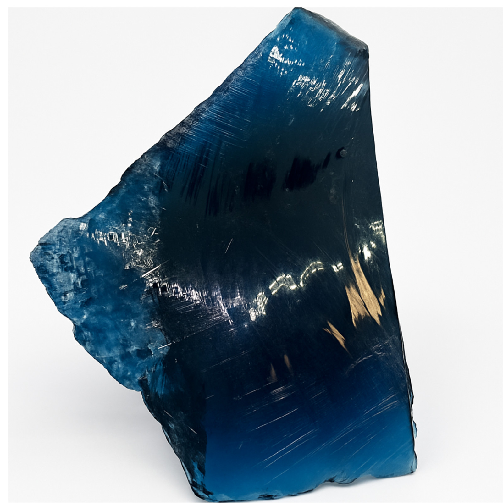 Premium 550-650CT Raw Blue Obsidian Crystal | Natural Rough Gemstone for Energy