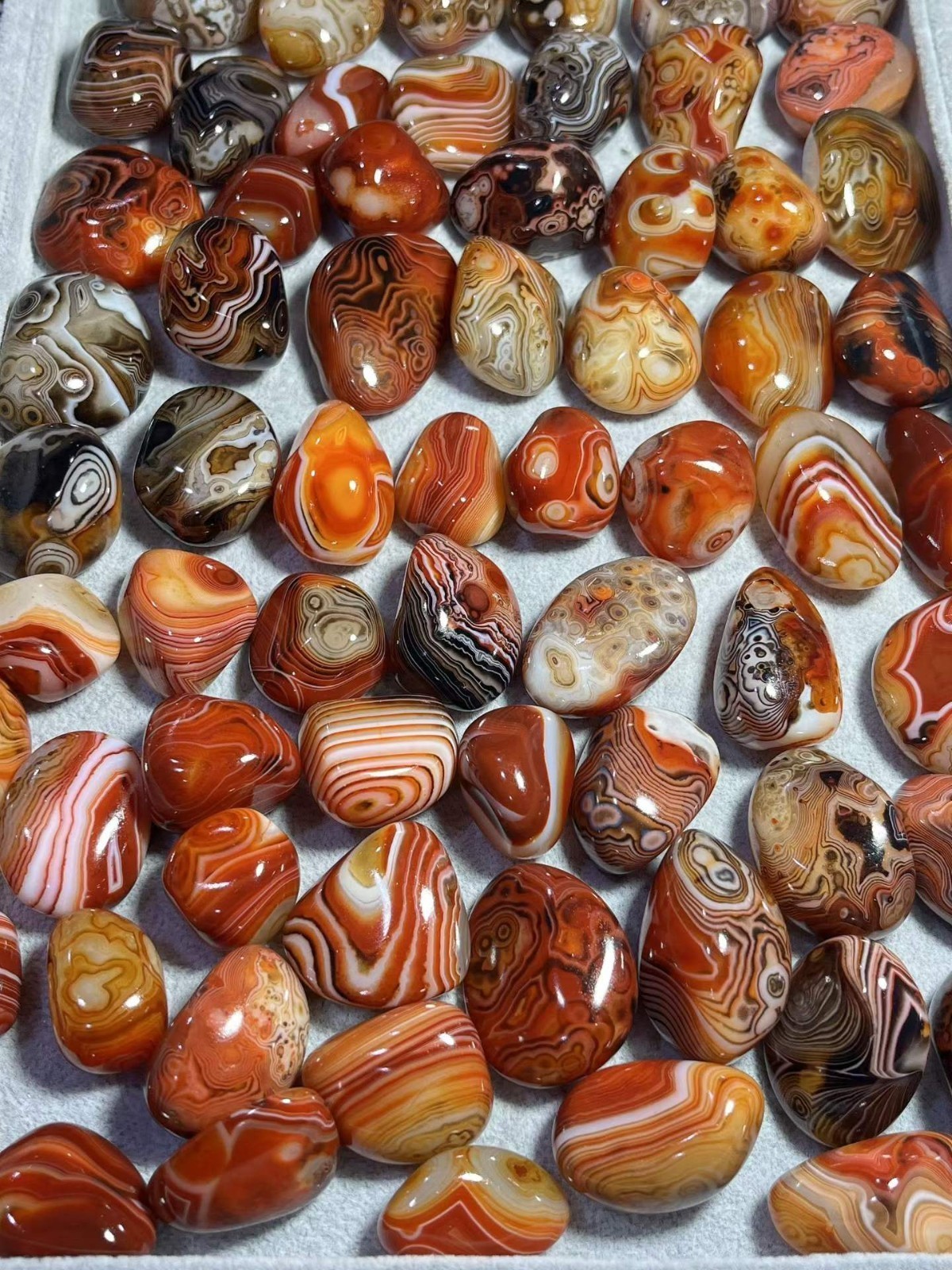 2.2LB Natural Sardonyx Agate Quartz Carved Palm Crystal Reiki Healing decor