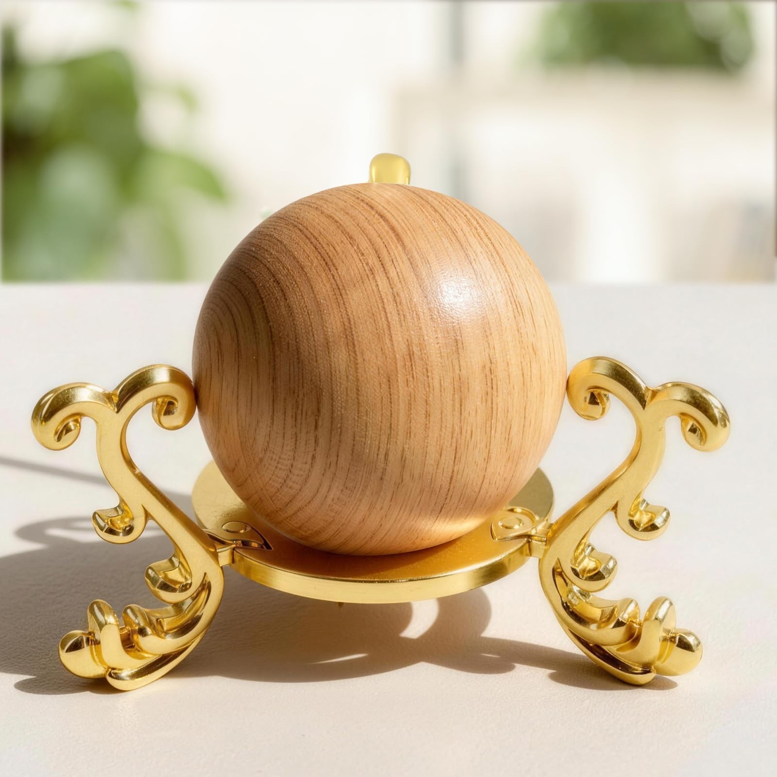 ​ 10Pcs Gold Crystal Stands, Gold Sphere Display Holder for 40mm-80mm Crystal…