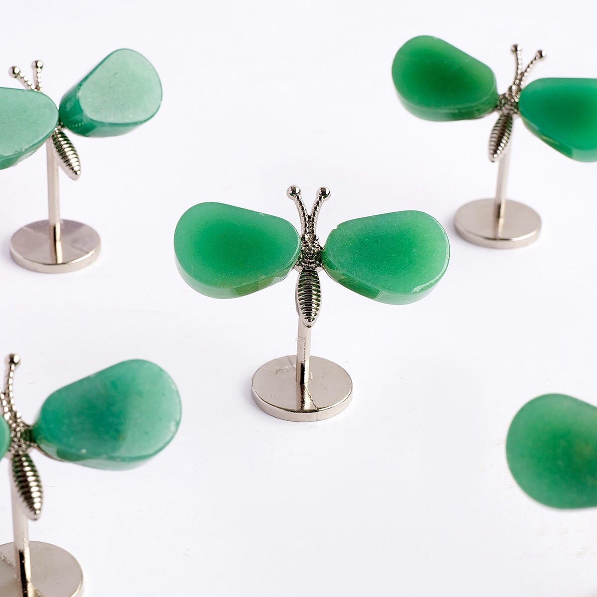 1pc Random Handmade Aventurine Dragonfly ornament, Suitable for Home Decor
