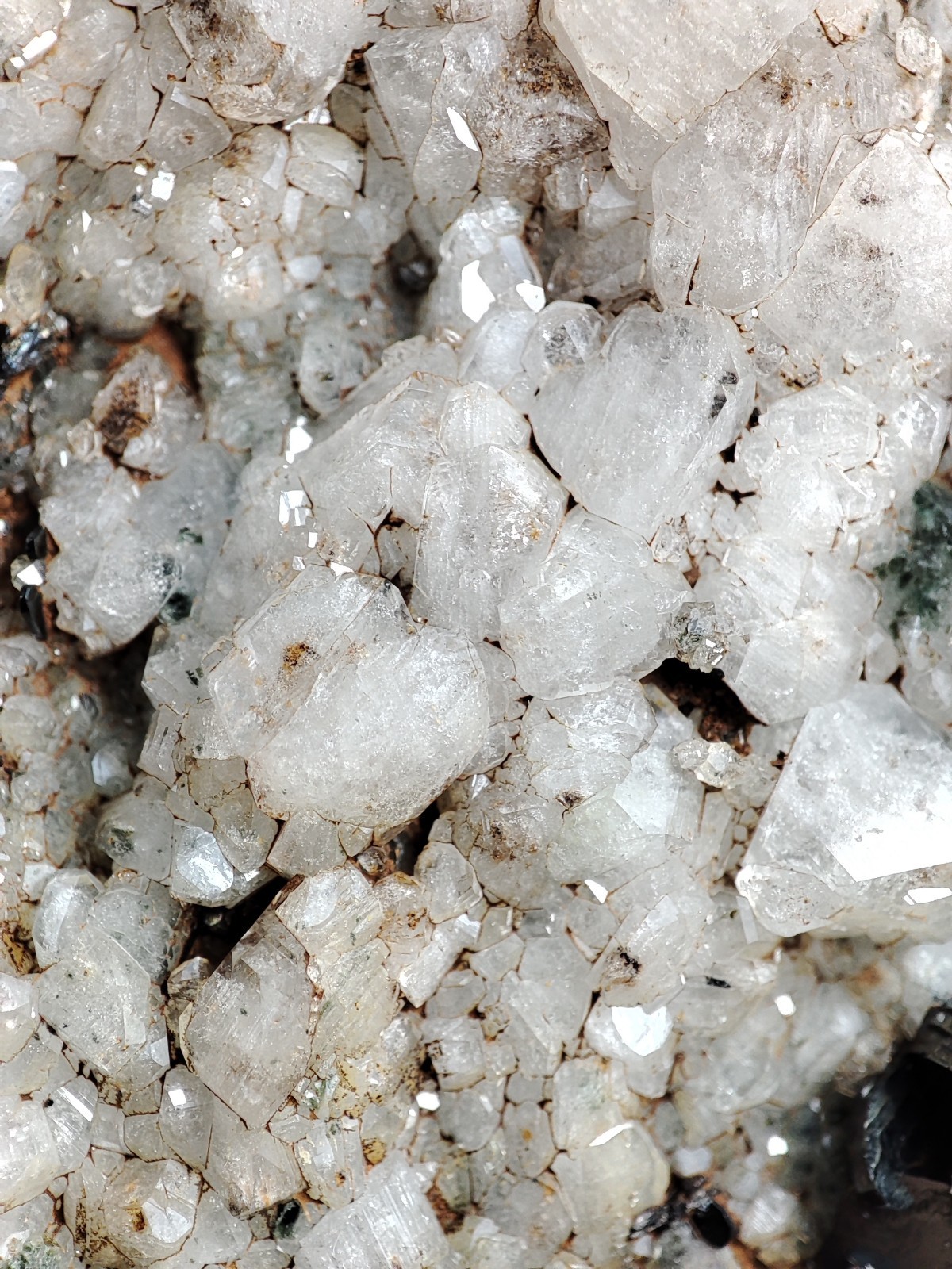 1850-gm Lustrous Hematite Crystals with Albite on Matrix, Large Size Specimen.