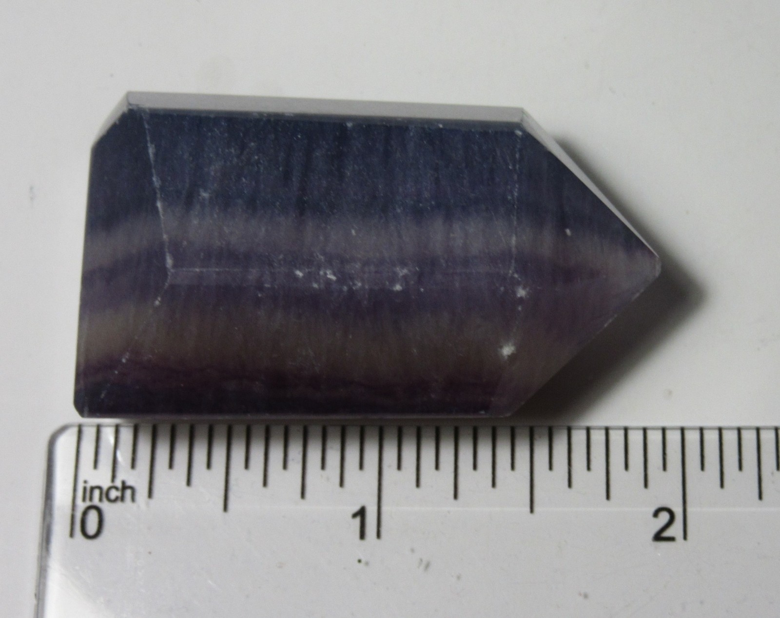 Polished Purple Fluorite 1 7/8 Inch Point Collectible PPFPC-1.8