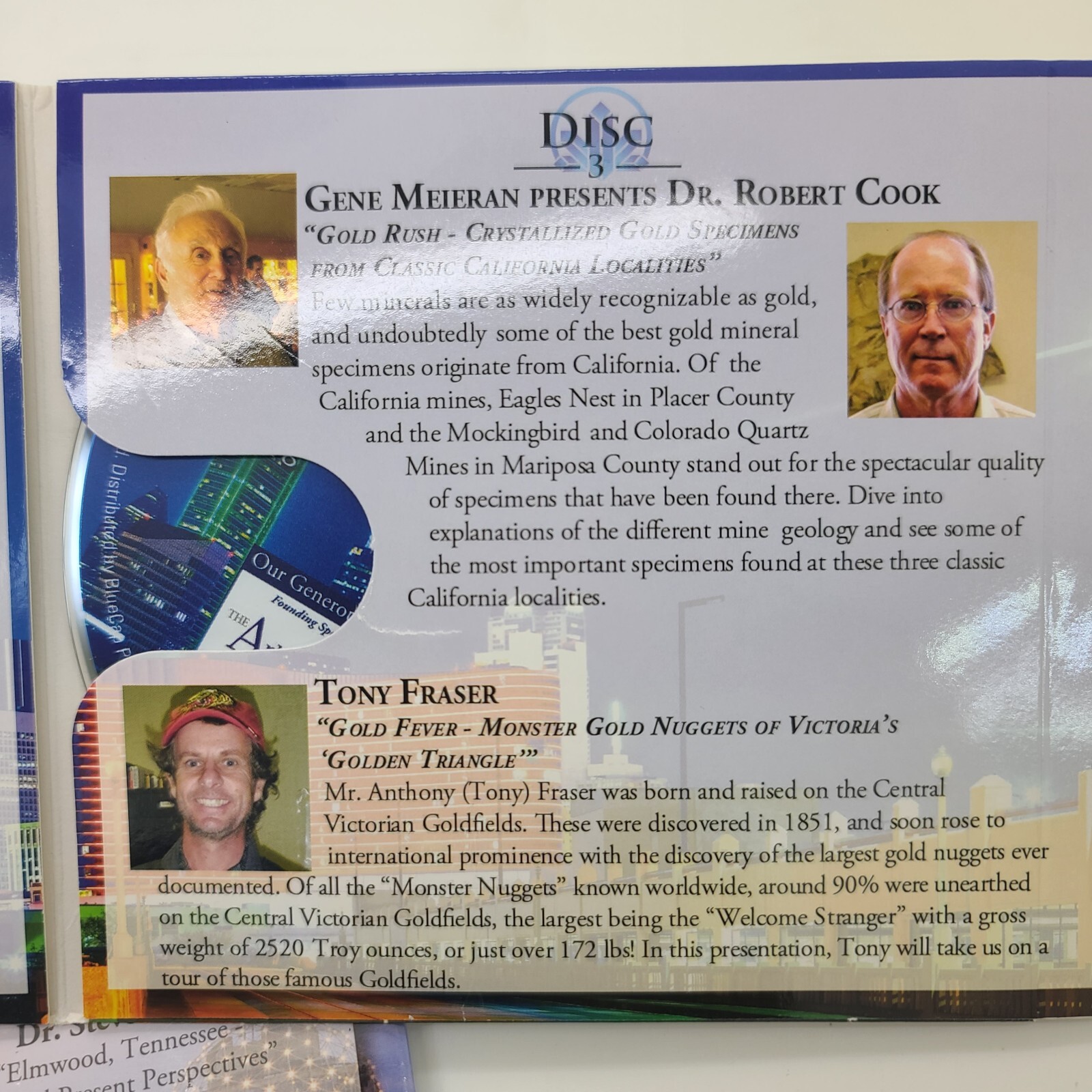 MINERALOGICAL RECORD DVD LOT Dallas Mineral Collecting Symposium 2014 2015 2016