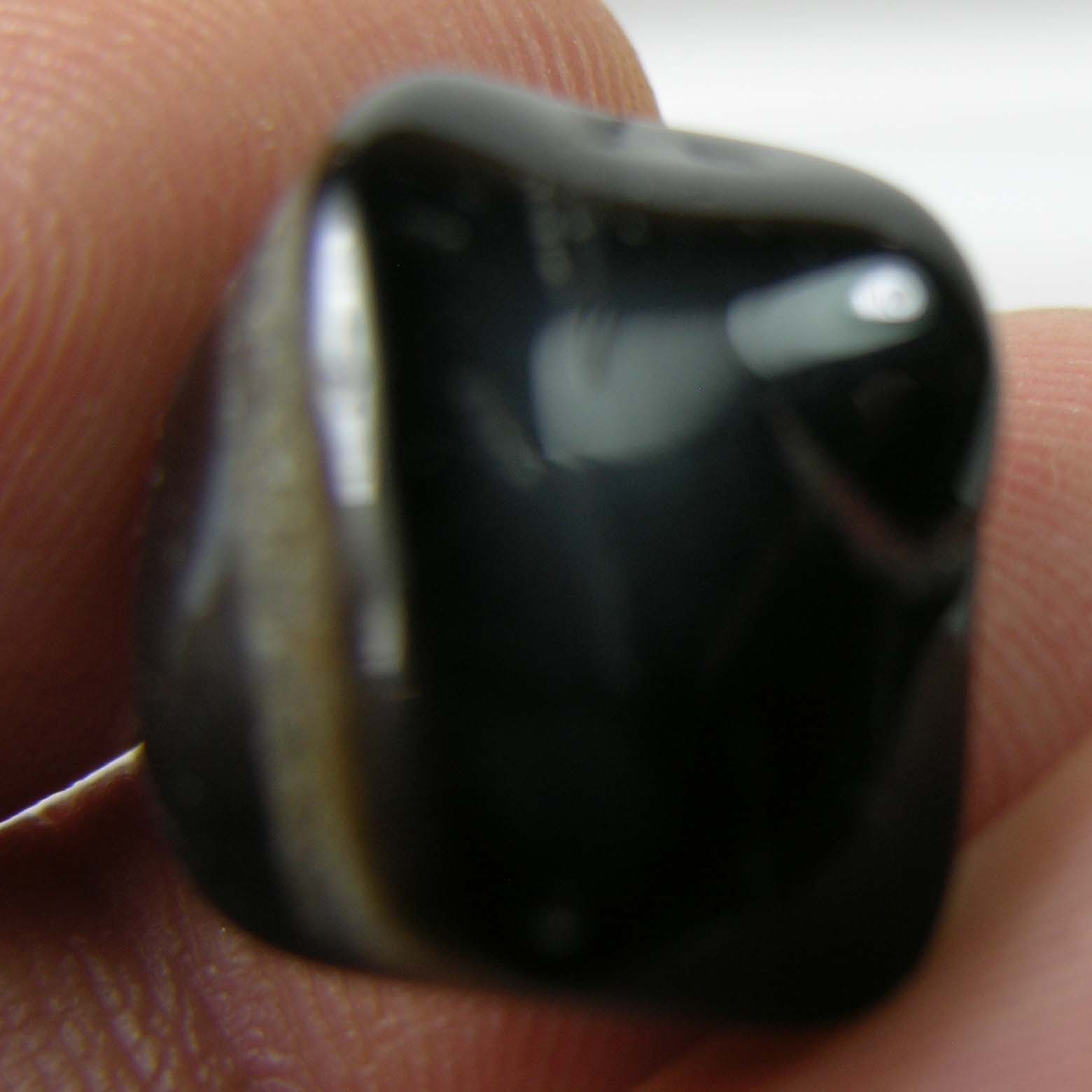 #8 16.50ct Brazil 100% Natural Tumbled Rough Onyx Crystal Specimen 3.30g 16mm