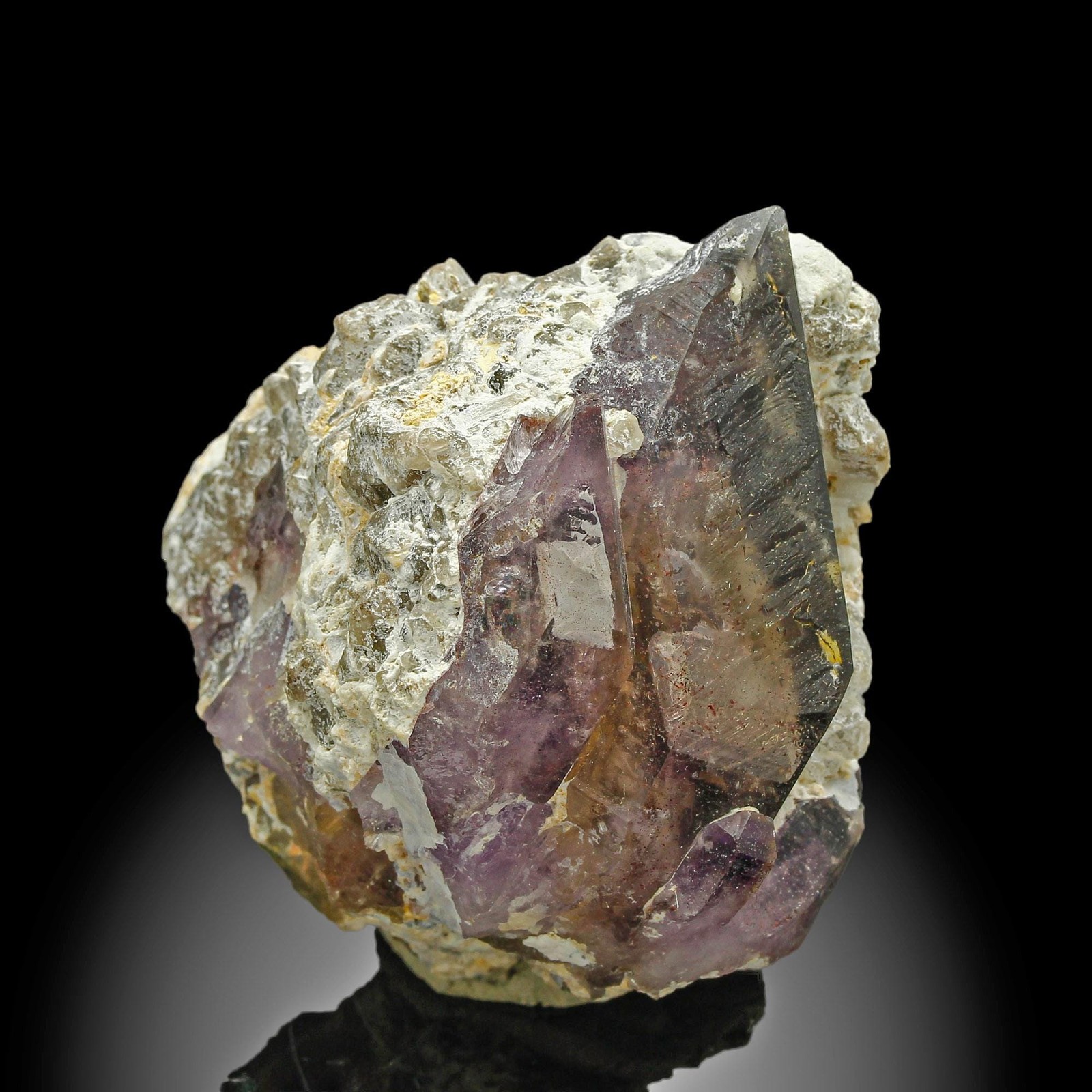 Amethyst Crystal XL Brandberg Namibia Deep Purple Terminated 7.0 cm