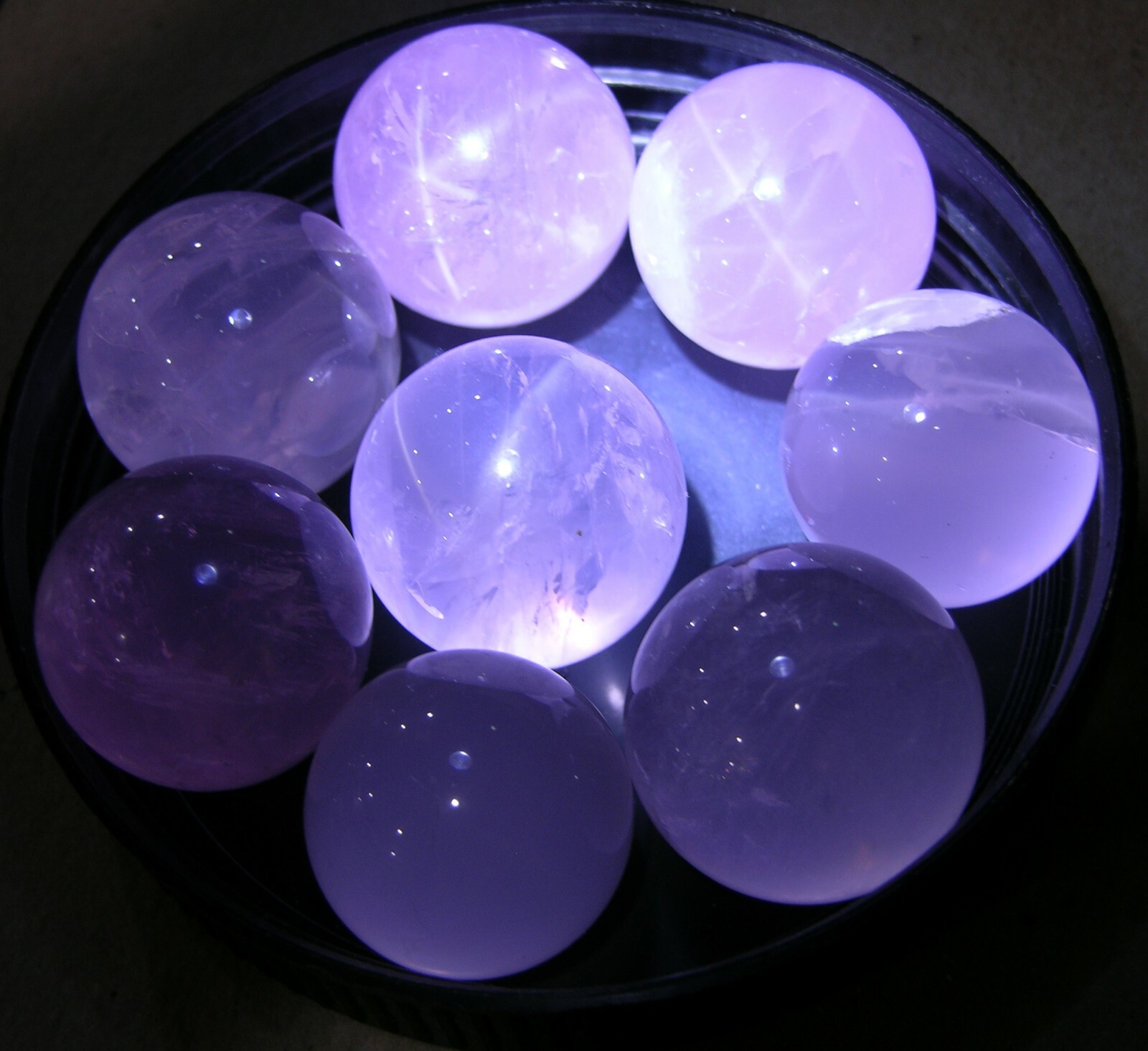 Africa 100% Natural Star Rose Quartz Crystal Sphere Ball 26-28mm or 1-1 1/16 in