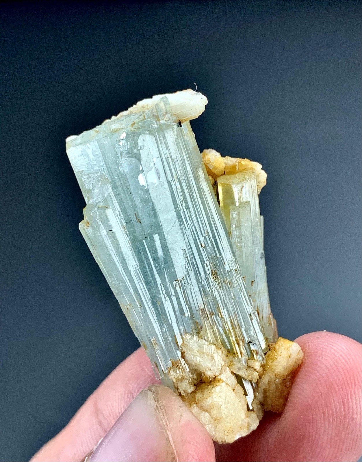 76 Carat Aquamarine Crystal Specimen From Pakistan