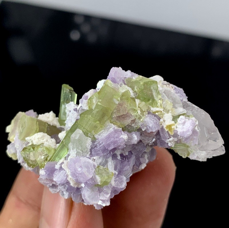 27 Grams Stunning Tourmaline on Lepidolite Matrix – Afghanistan