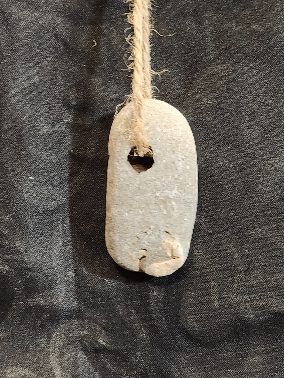 Hag Stone Fairy Odin Hex Witch Adder Wishing Rock w/Holes Wicca Protection (H28)