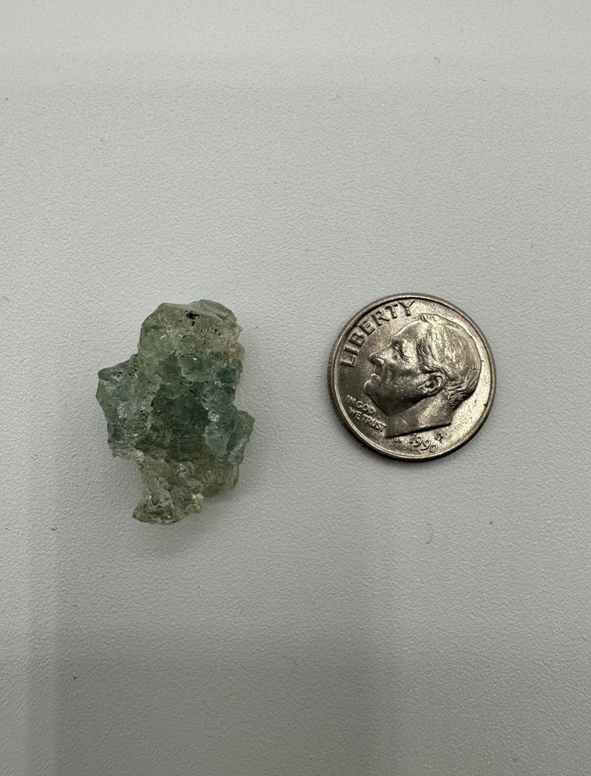 Unique Multicolor Beryl Crystal With Etching From Brazil (See Description)