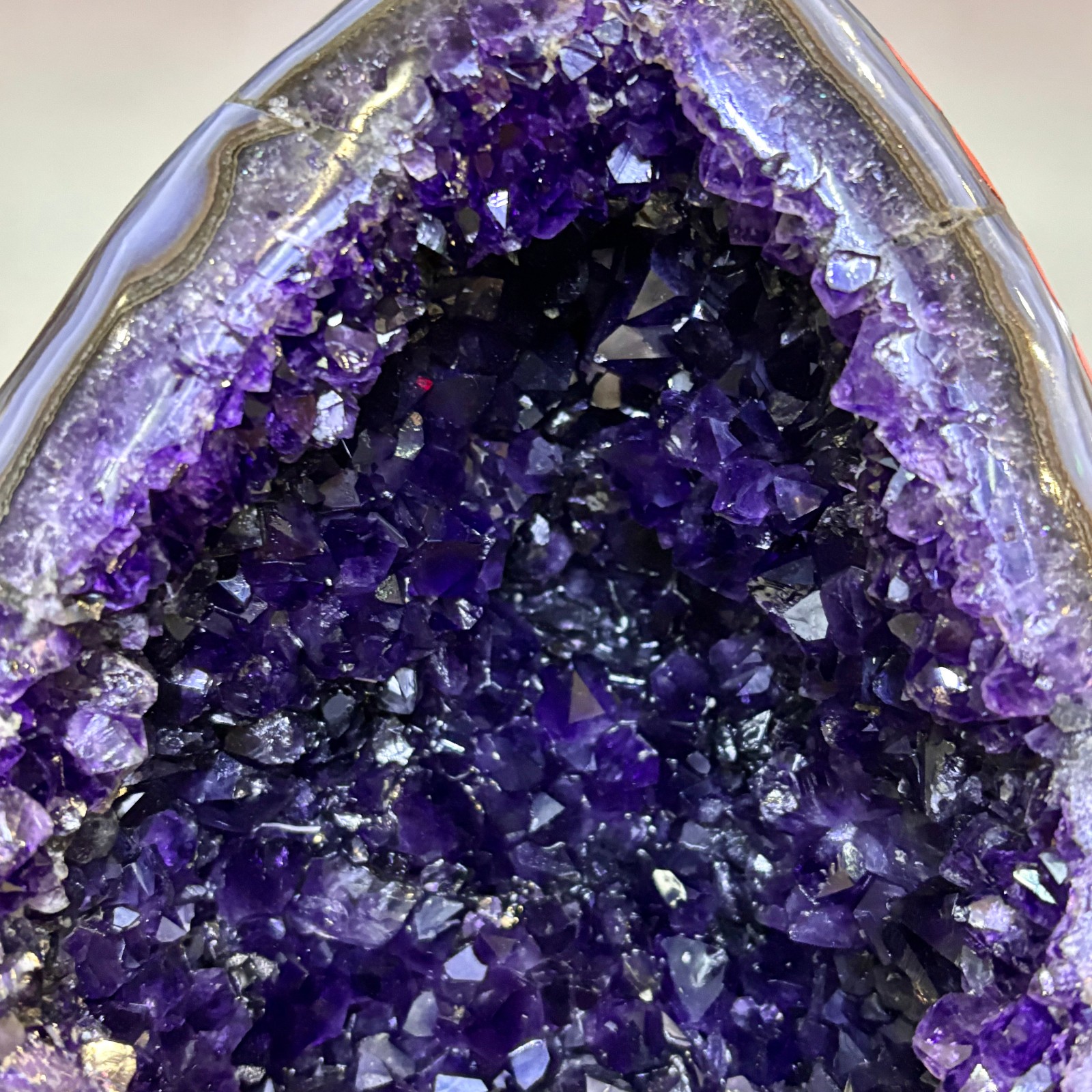 10.3LB Natural amethyst Dinosaur egg Quartz Crystal specimen healing