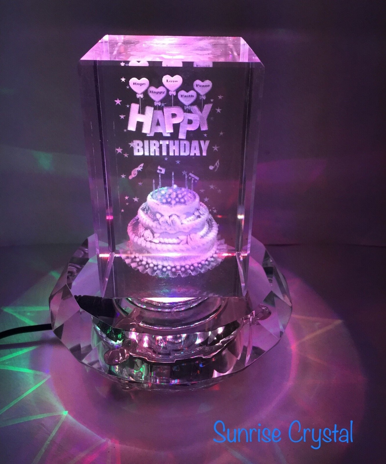 Crystal Display Stand 9.5CM(3.8 Inches)