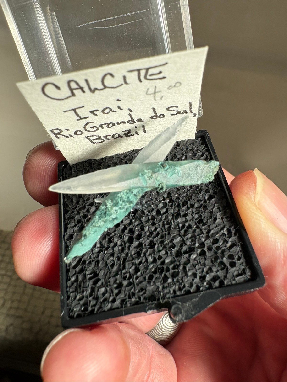 Calcite “cross”, Irai, Brazil, Thumbnail