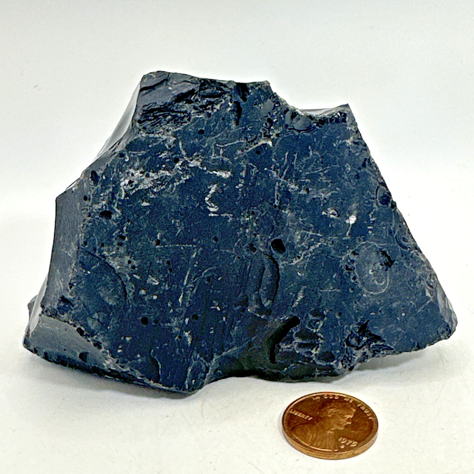 Beautiful Spider Web Obsidian Specimen 352 Grams