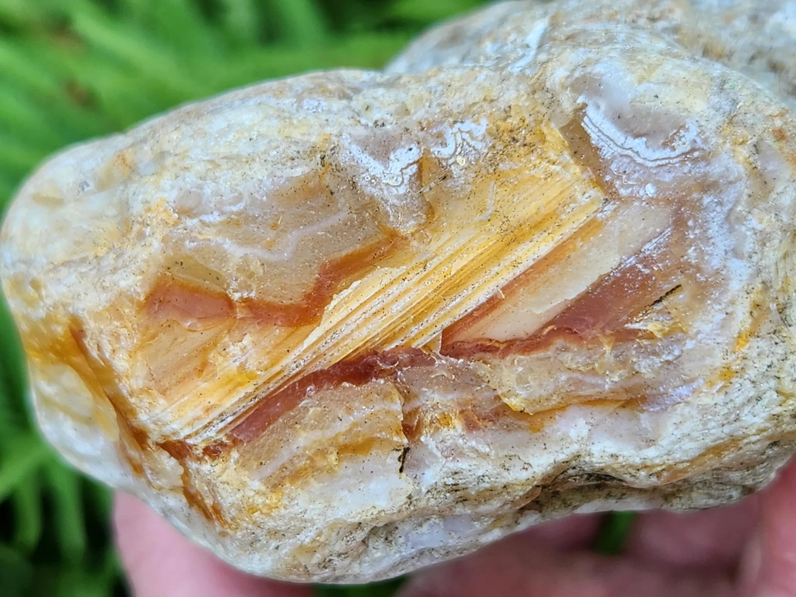 Large Oregon River Agate w/ Waterline Features, 2 lbs 4 oz, Chalcedony, Lapidary