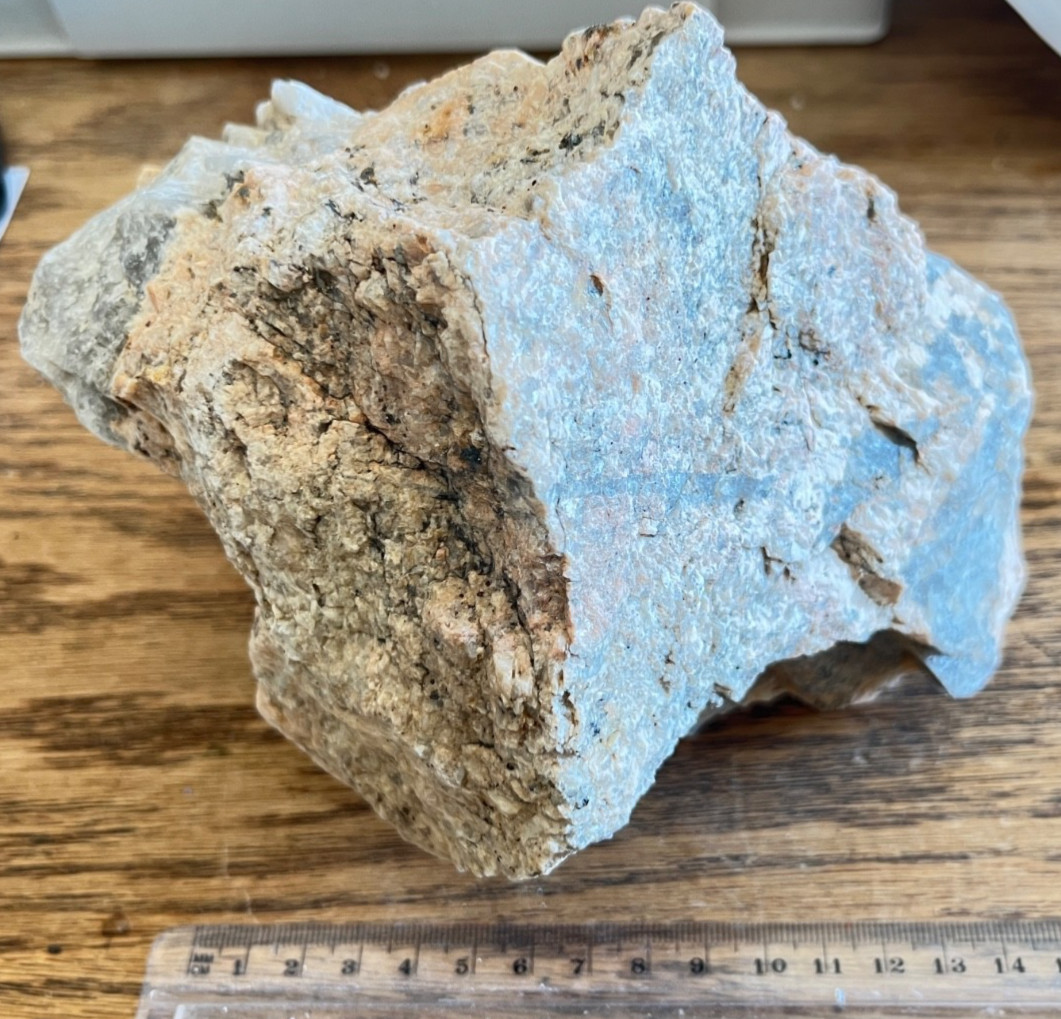 Natural Pegmatite Quartz Feldspar Specimen Raw Rock Morongo Valley CA 5.13 lbs