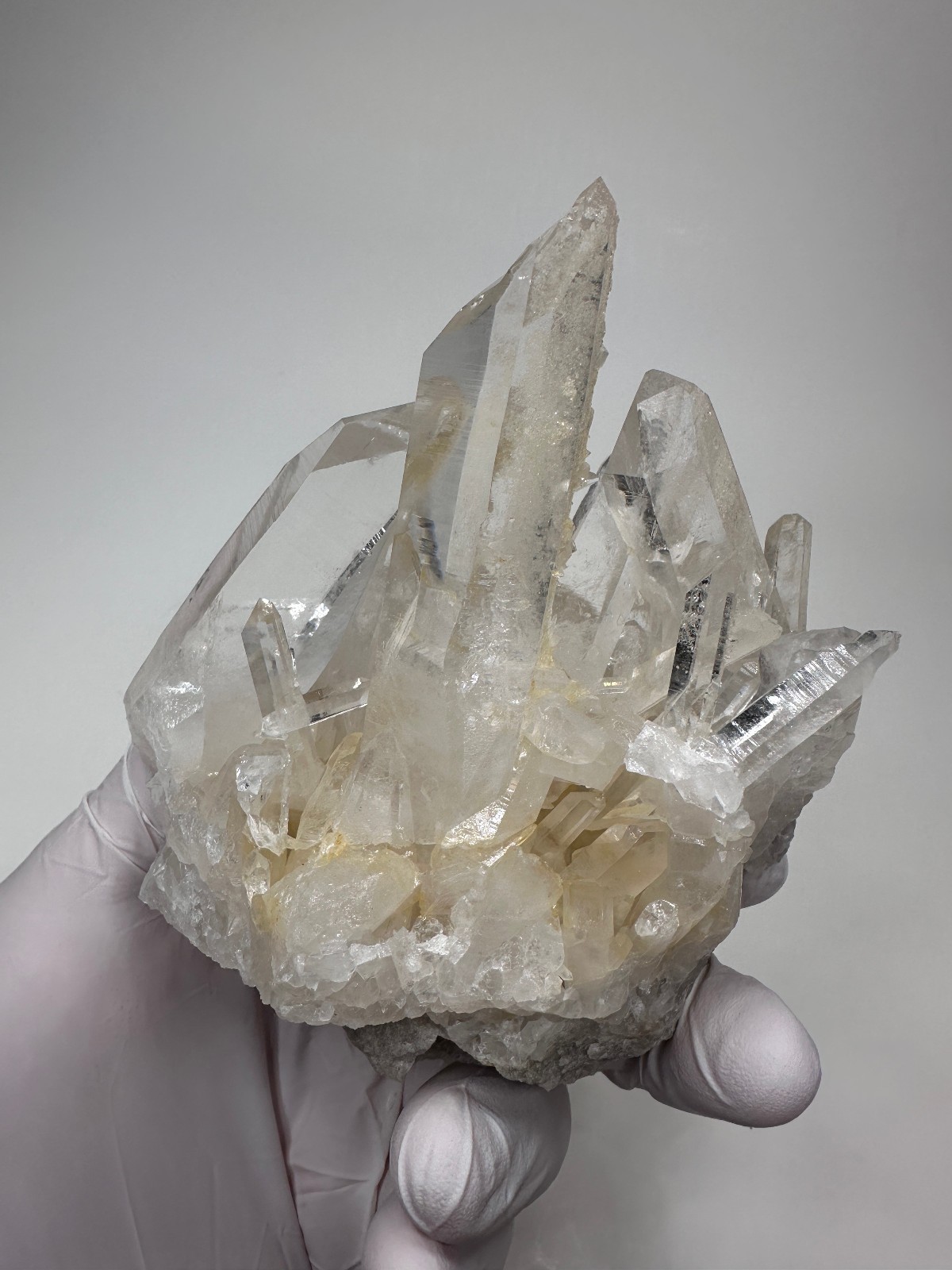 Top Quality Large Clear Arkansas Quartz Crystal Cluster