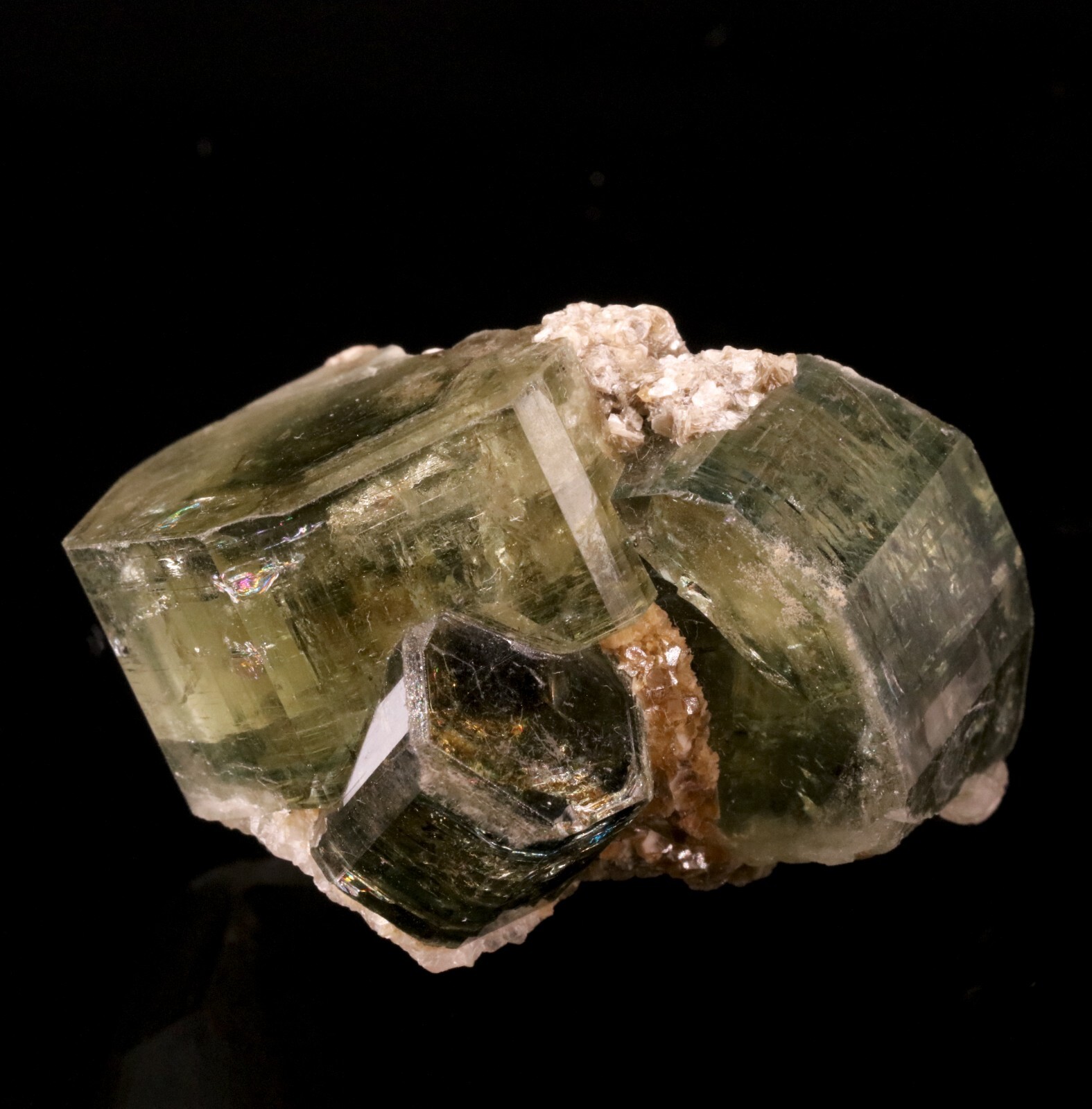 Lovely Zoned Fluorapatite Crystal Cluster – Panasqueira Mine, Portugal!