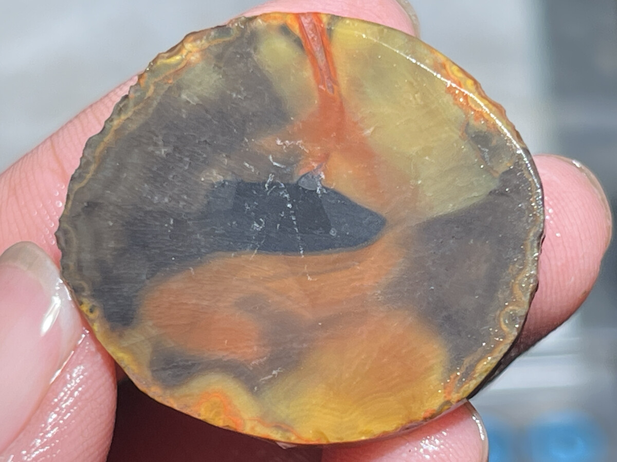 1Pair China Agate Hebei xuanhua natural Crystal Geodes collectible 28g D088