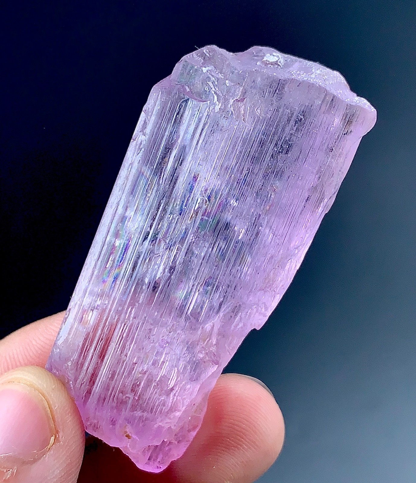 179 Carat Natural Kunzite Crystal Specimen From Afghanistan