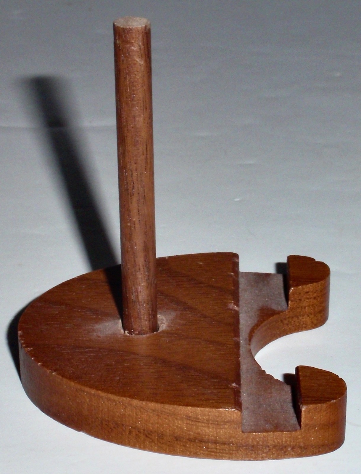 Small Display Easel Holder Peg Display Stand ,Plate, Plaques Wooden Base
