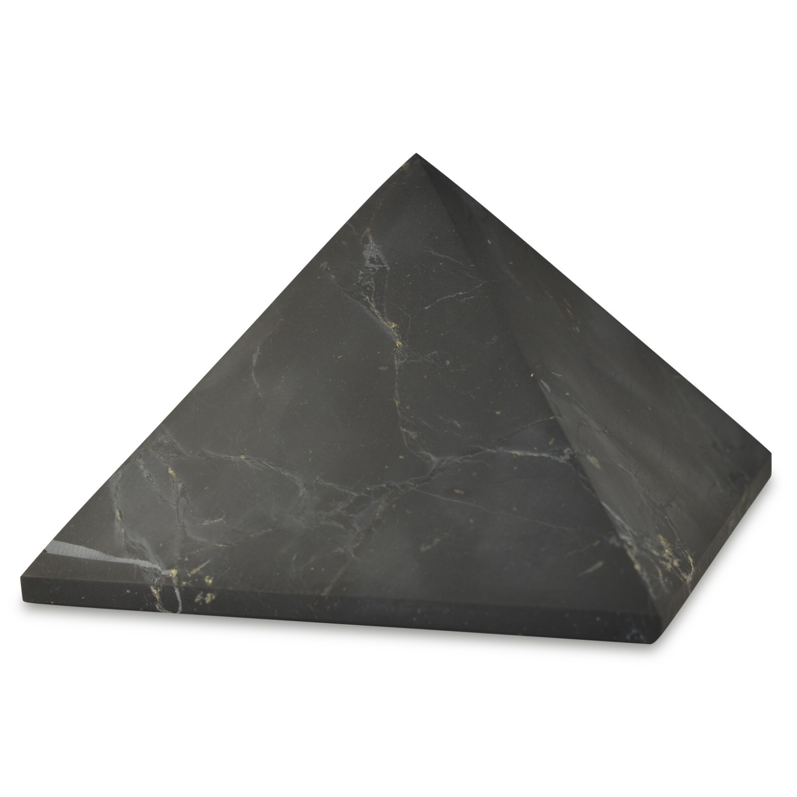 Shungite World Shungite Pyramid – Various sizes ( Polished or Unpolished )