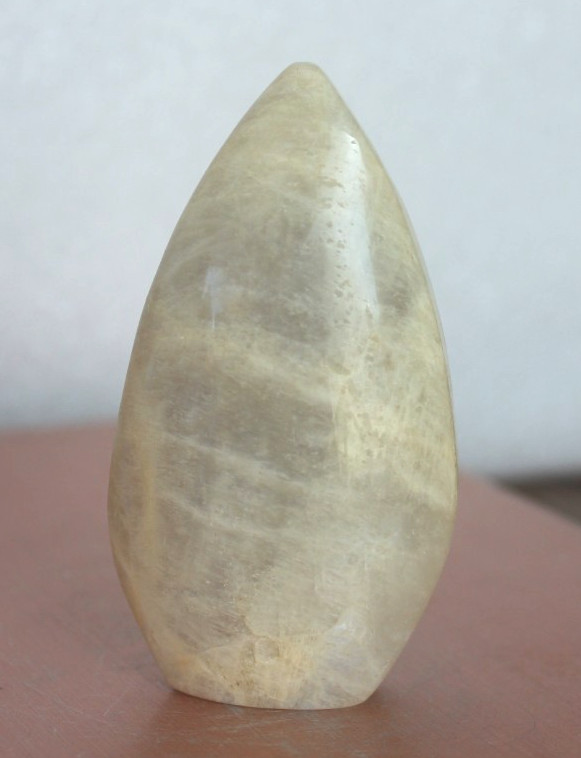 MOONSTONE TEARDROP FREEFORM 2.98 INCHES/ 101 GRAMS