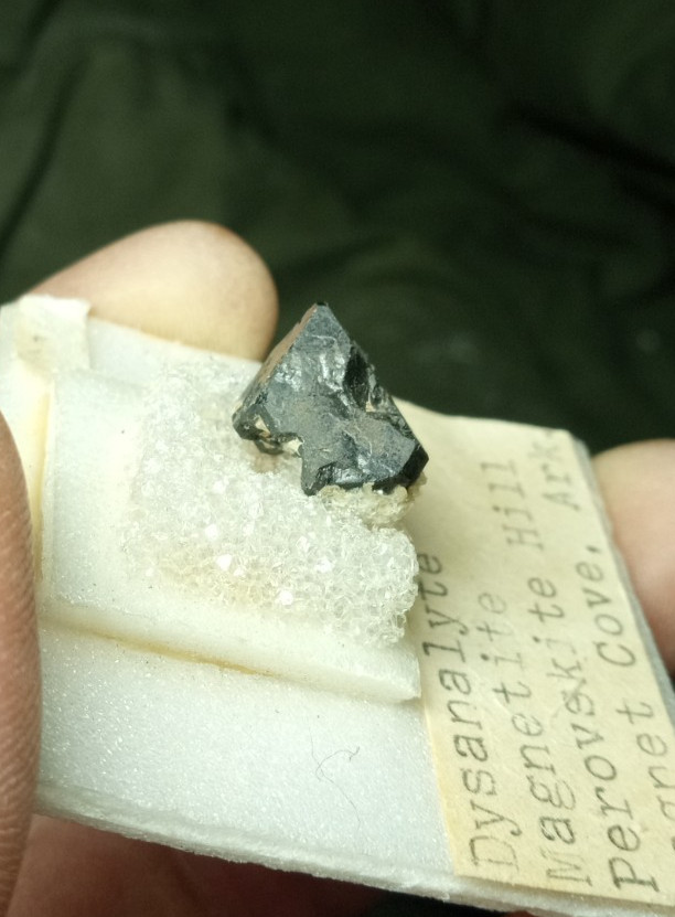 Old Collection Dysanalyte on Magnetite Magnet Cove Arkansas Perovskite Hill