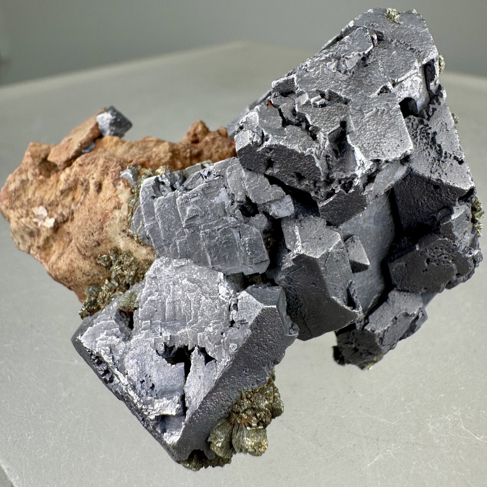 Galena, Marcasite: Picher Field, Tri-State Mining District, USA