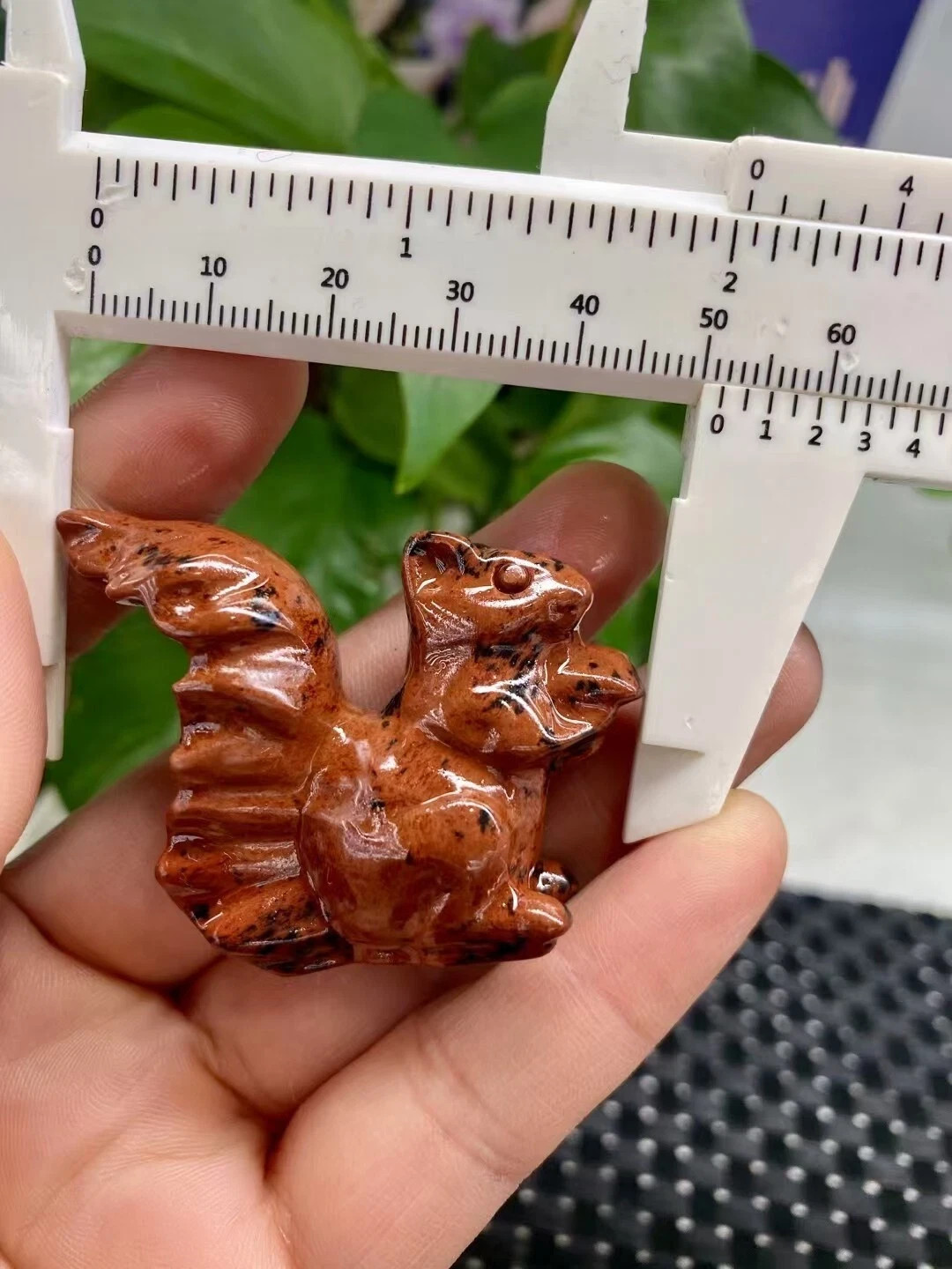 1pcs Natural mixed Quartz Carved crystal Squirrel Reiki Decor Random