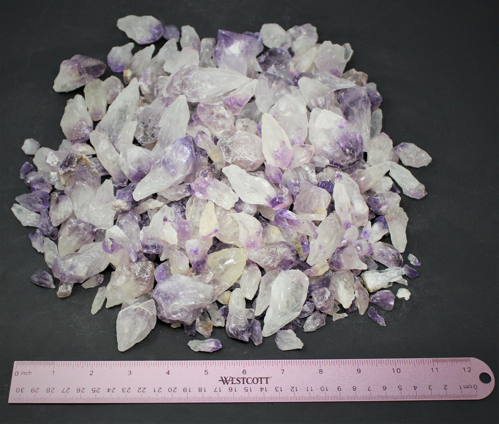 Wholesale CLEARANCE Amethyst Crystal Points, 5 lb HUGE Lot Natural Rough Quartz