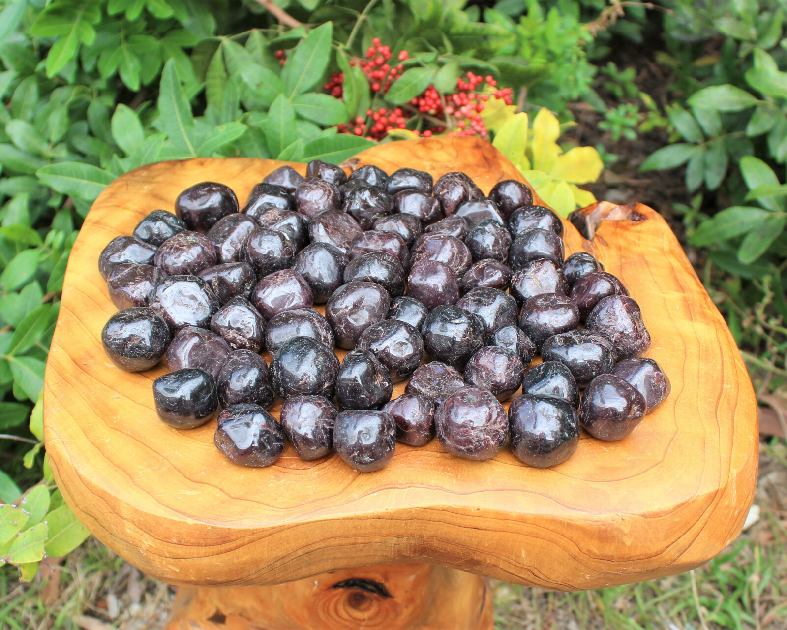 1 Garnet Tumbled Stone: Medium 0.75 – 1″ (Crystal Healing Reiki Chakra)