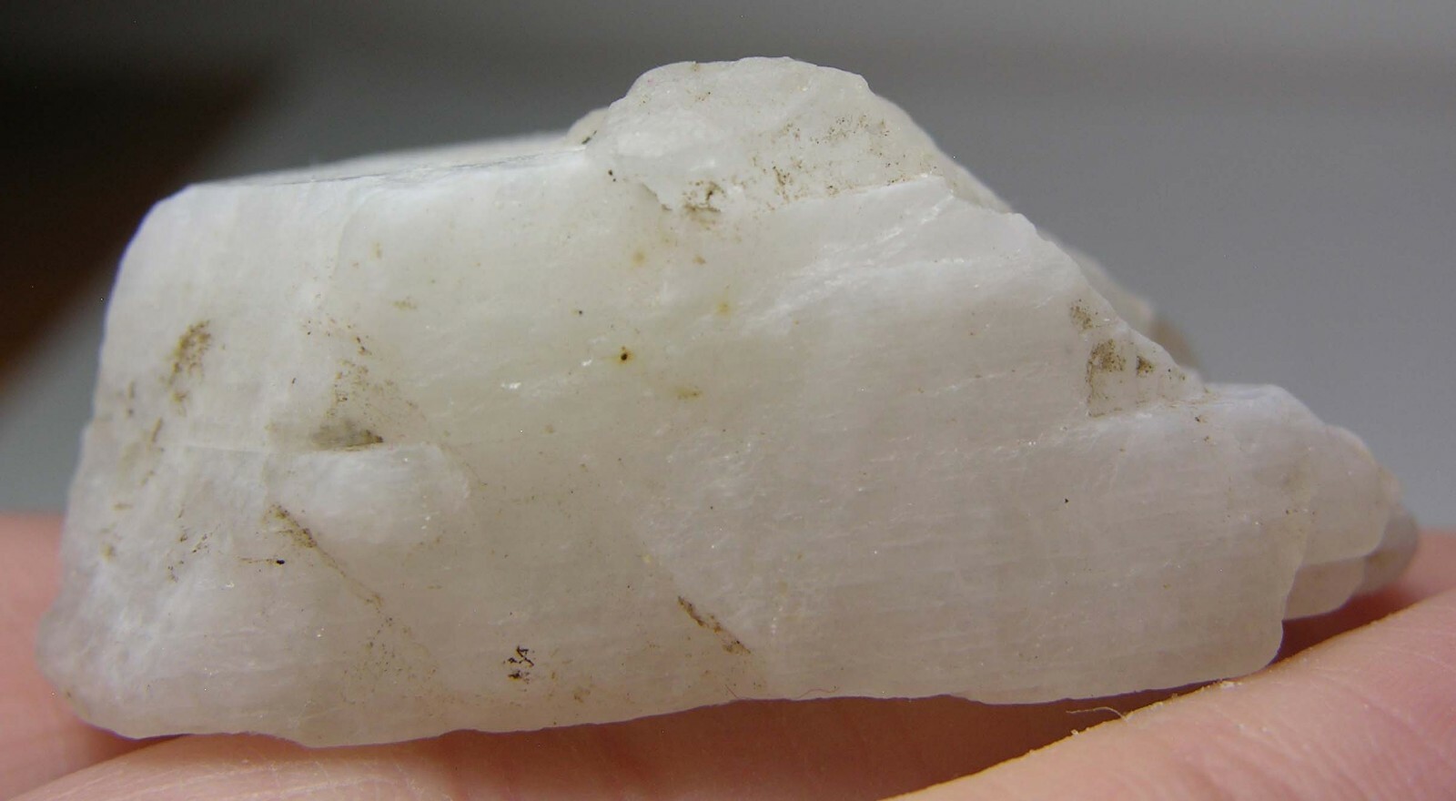 #1 Sri-Lanka 135.00ct 100% Natural Rough White MoonStone Specimen 27.00g 43mm