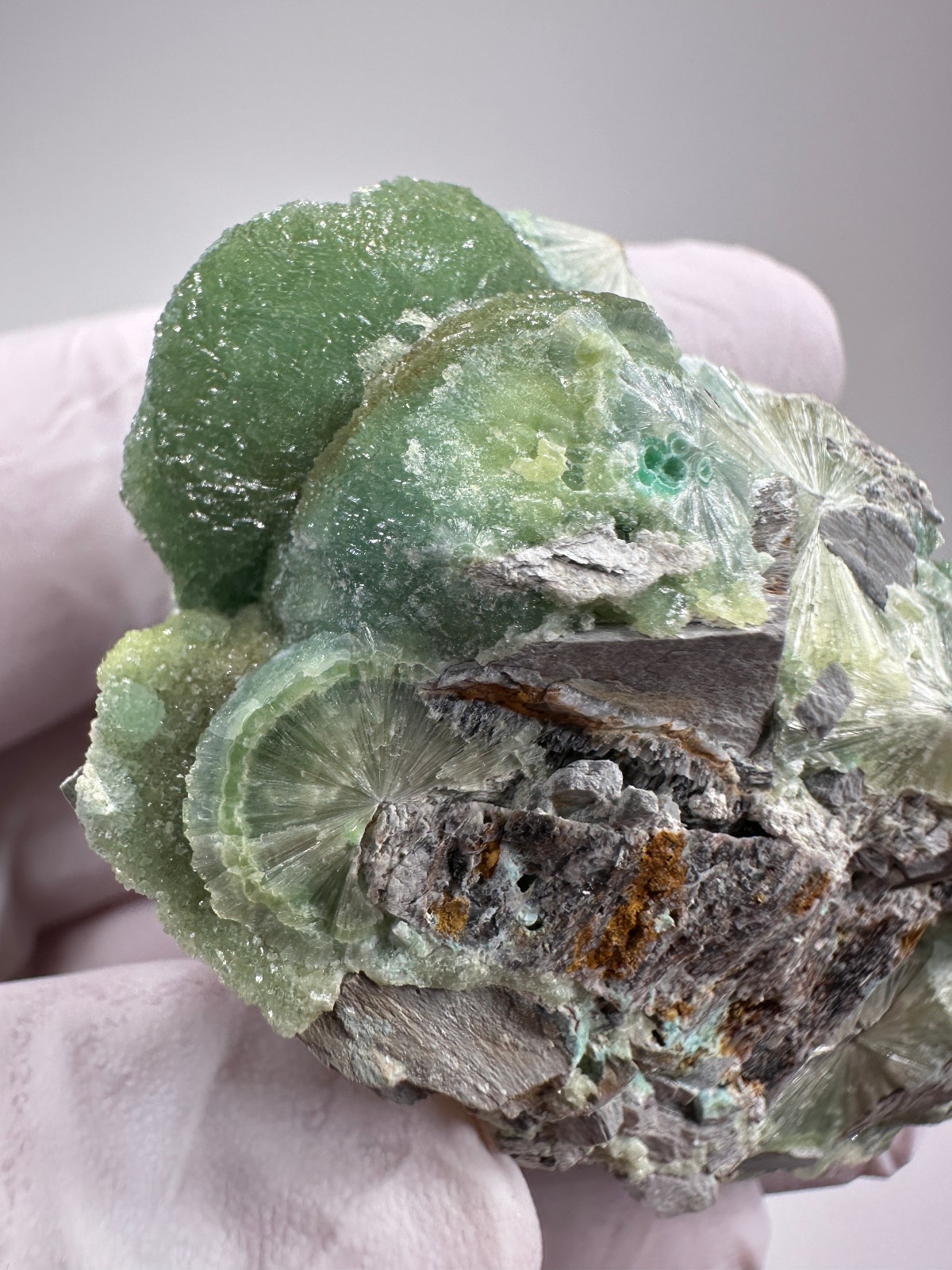 Beautiful Large RARE GREEN Wavellite Specimen from Arkansas